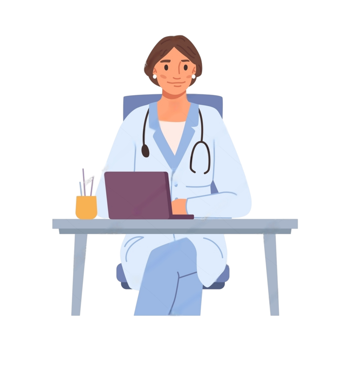 stock vector doctor appointment or consultation isolated woman working on laptop professional medical worker 2230229019 processed(lightpdf.com)